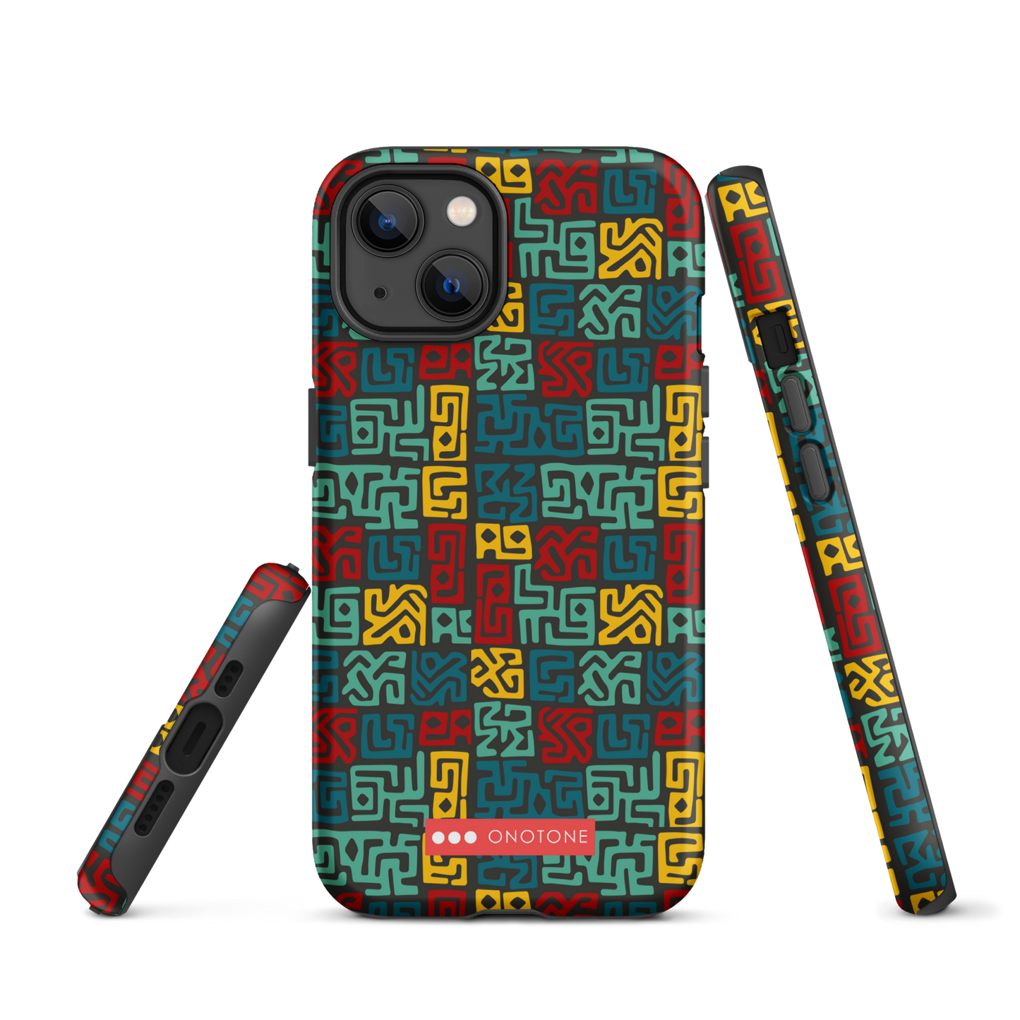 African fabric pattern iPhone® Case multi color