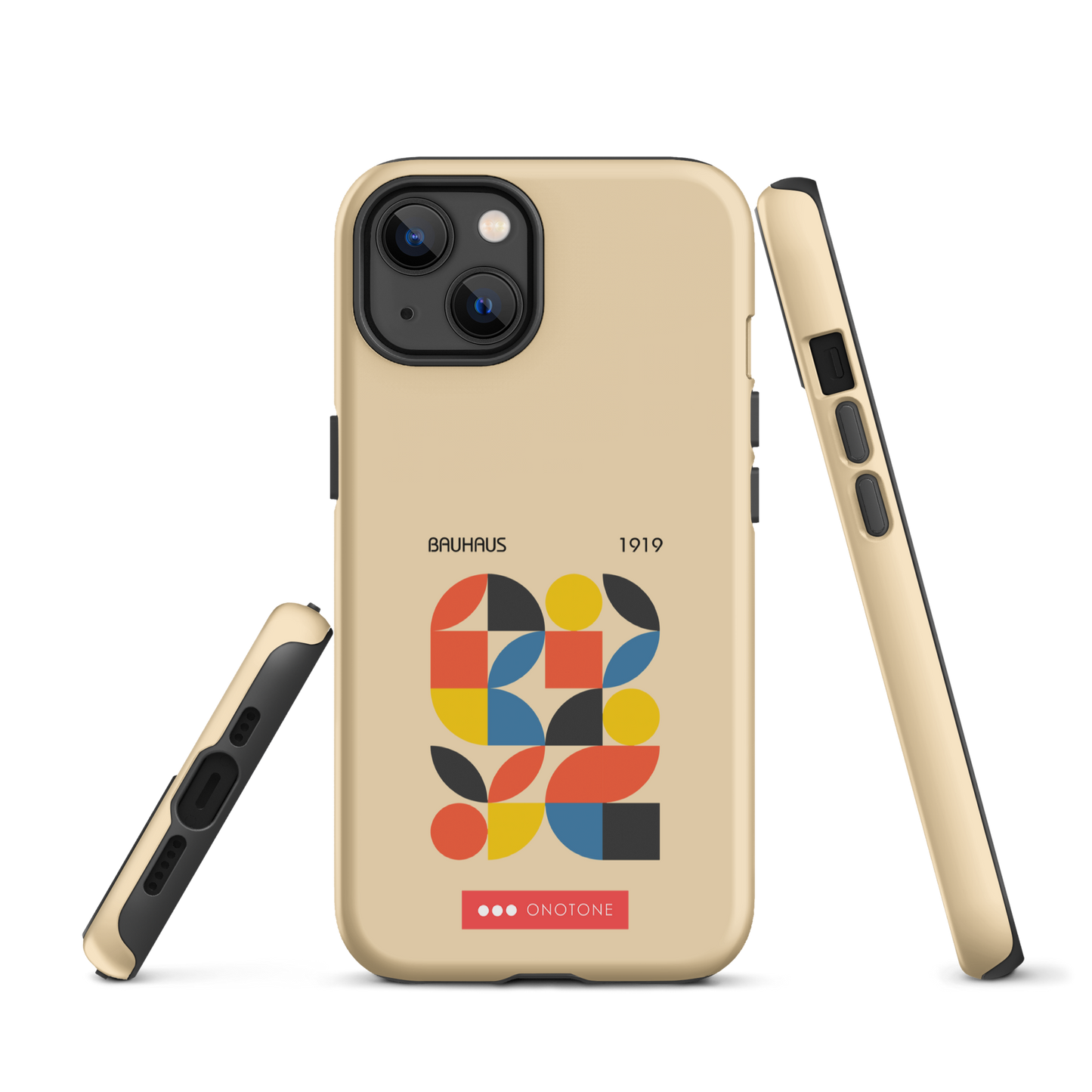 Dual Layer Bauhaus modern iPhone® Case