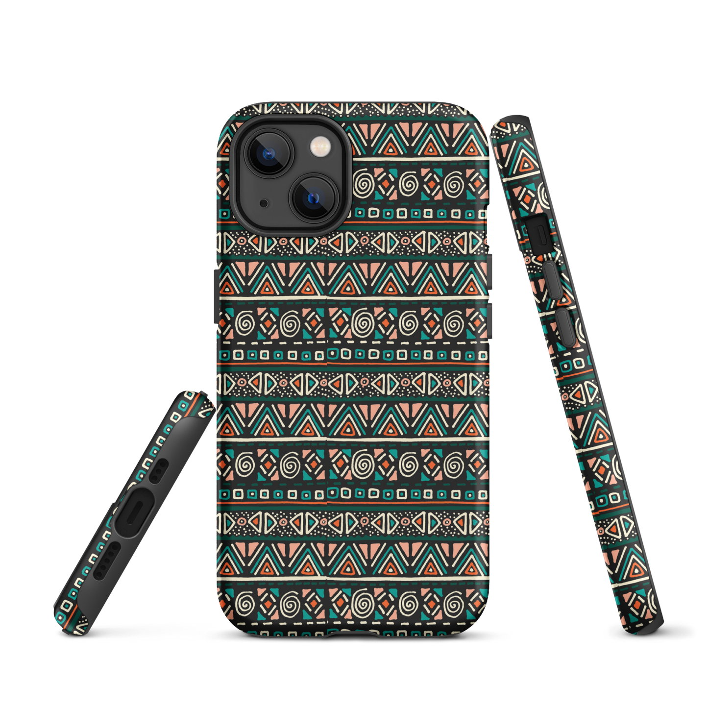 African fabric pattern iPhone® Case multi color