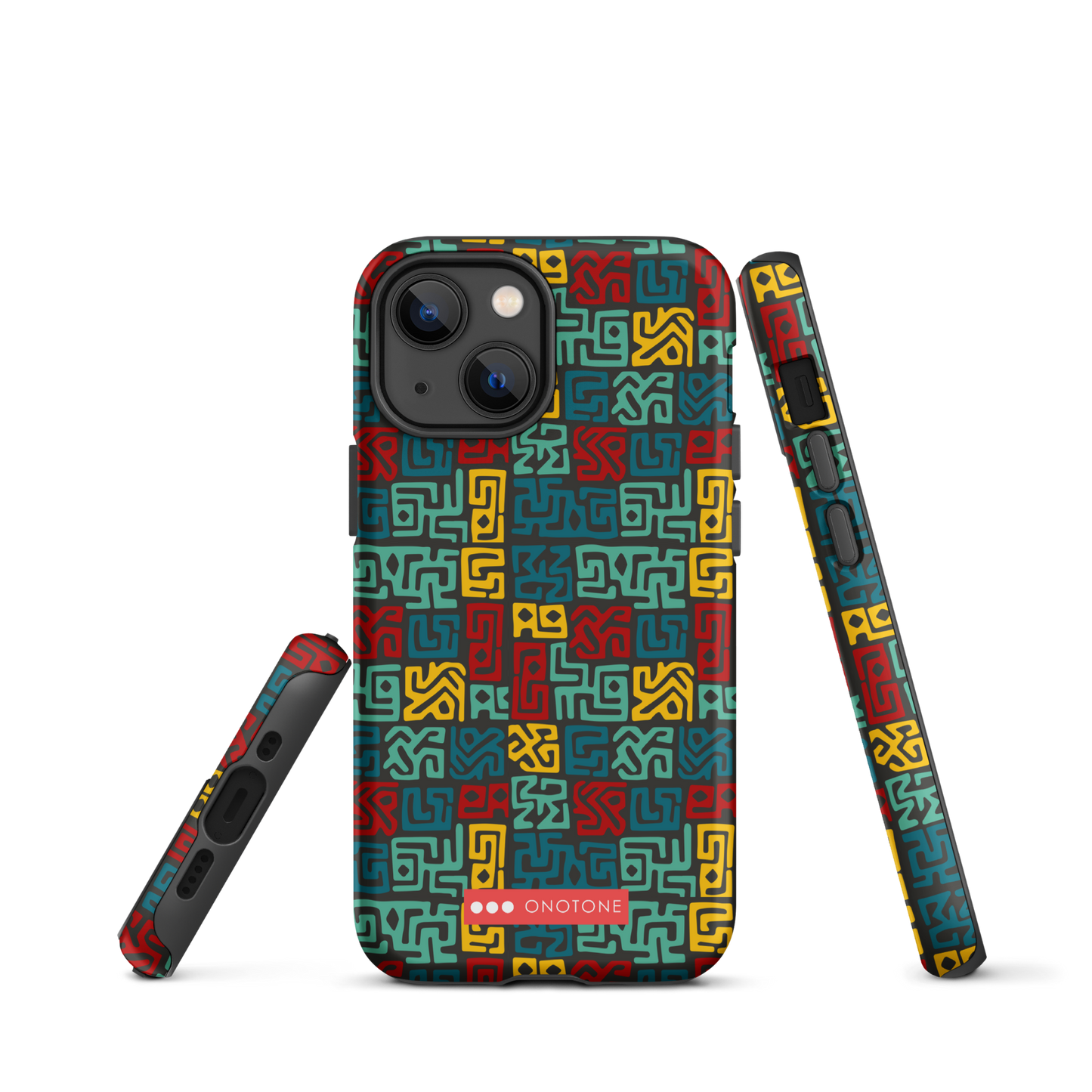 African fabric pattern iPhone® Case multi color