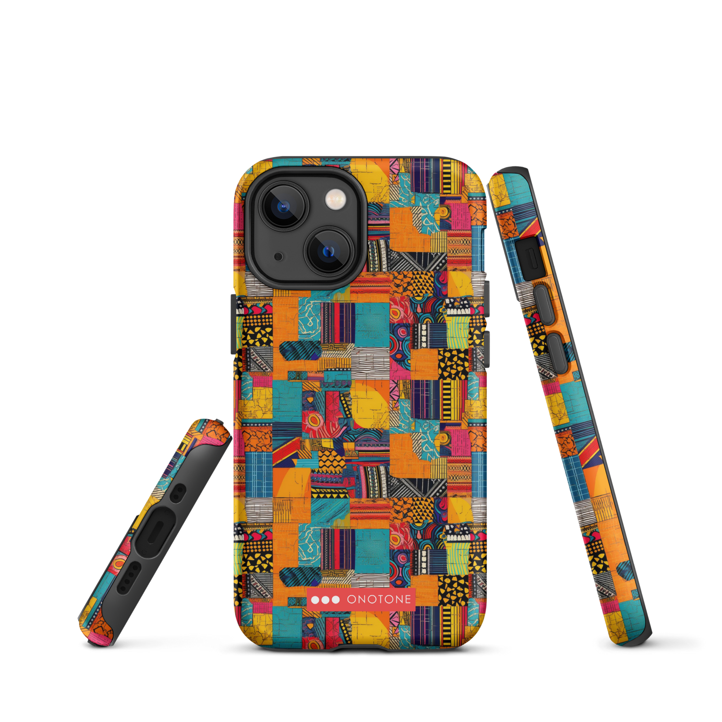 African fabric pattern iPhone® Case multi color