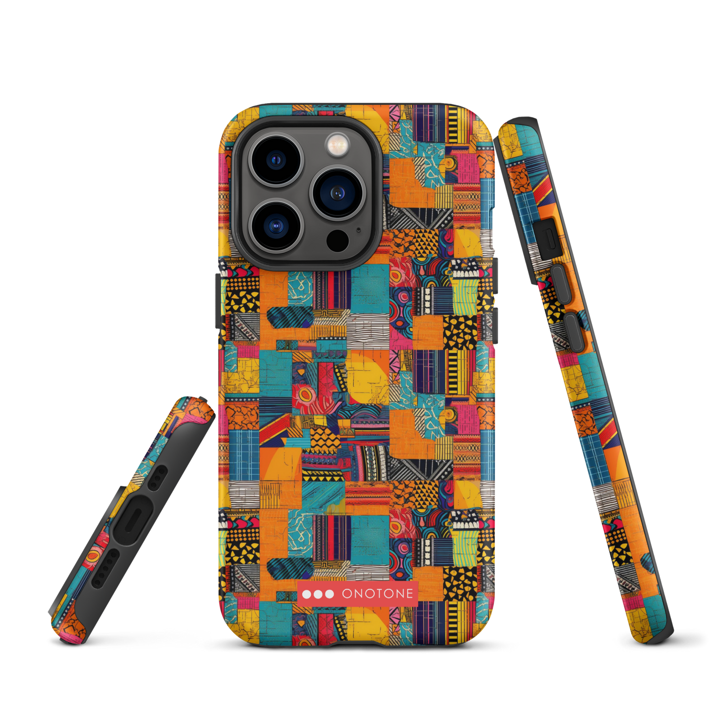 African fabric pattern iPhone® Case multi color