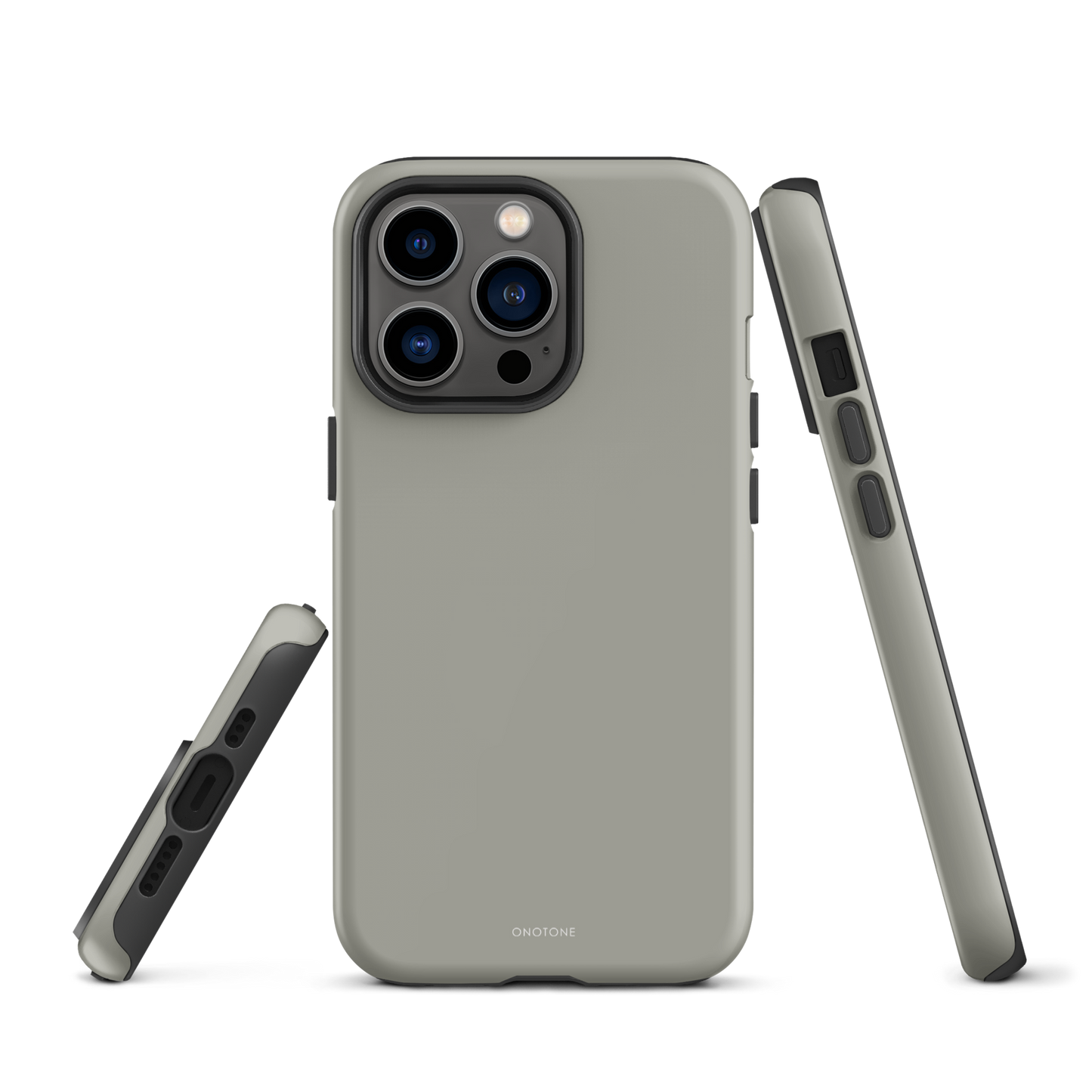 GRAY MINIMALIST IPHONE® CASE - PANTONE® 414