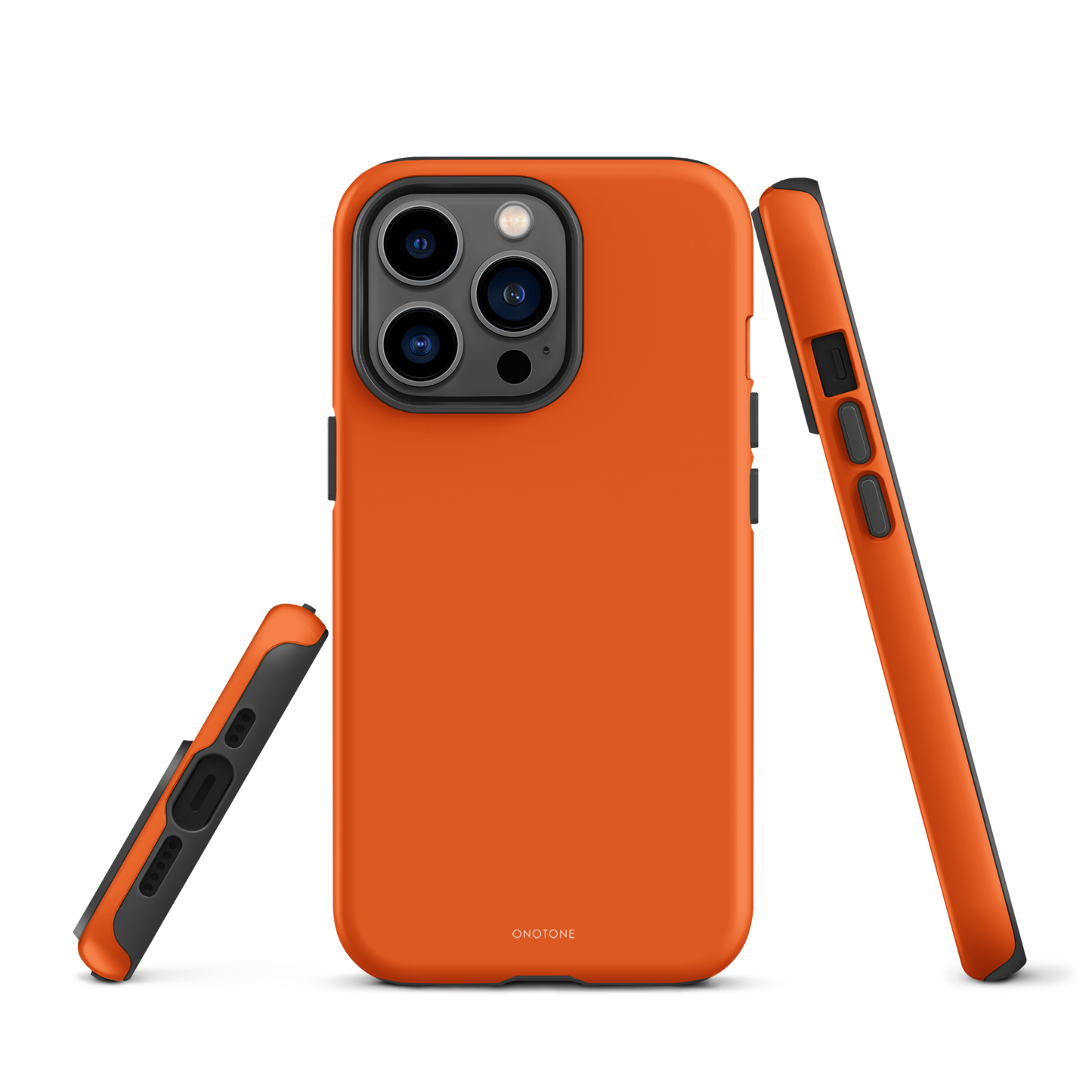 Neon Orange iPhone Case