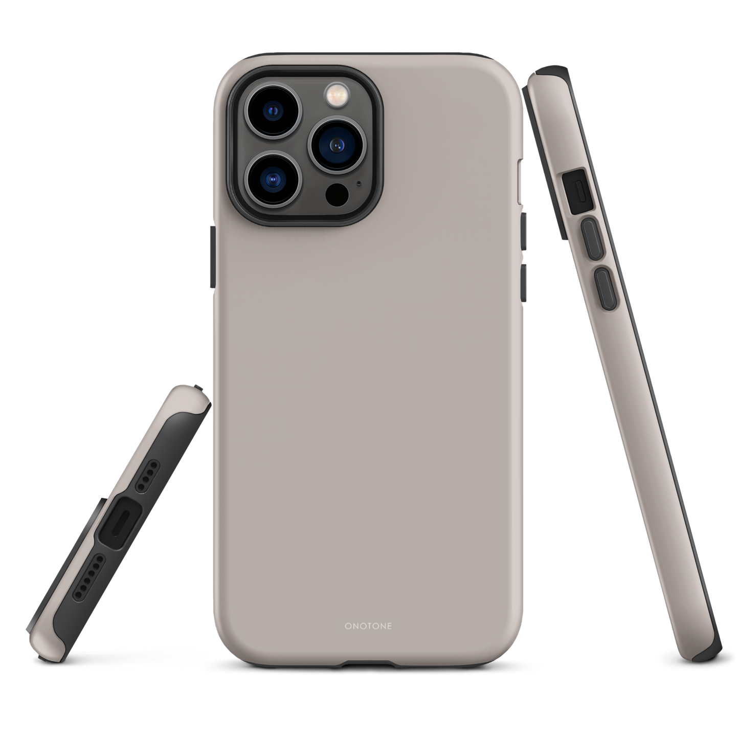 BEIGE GRAY MINIMALIST IPHONE® CASE - PANTONE® 406