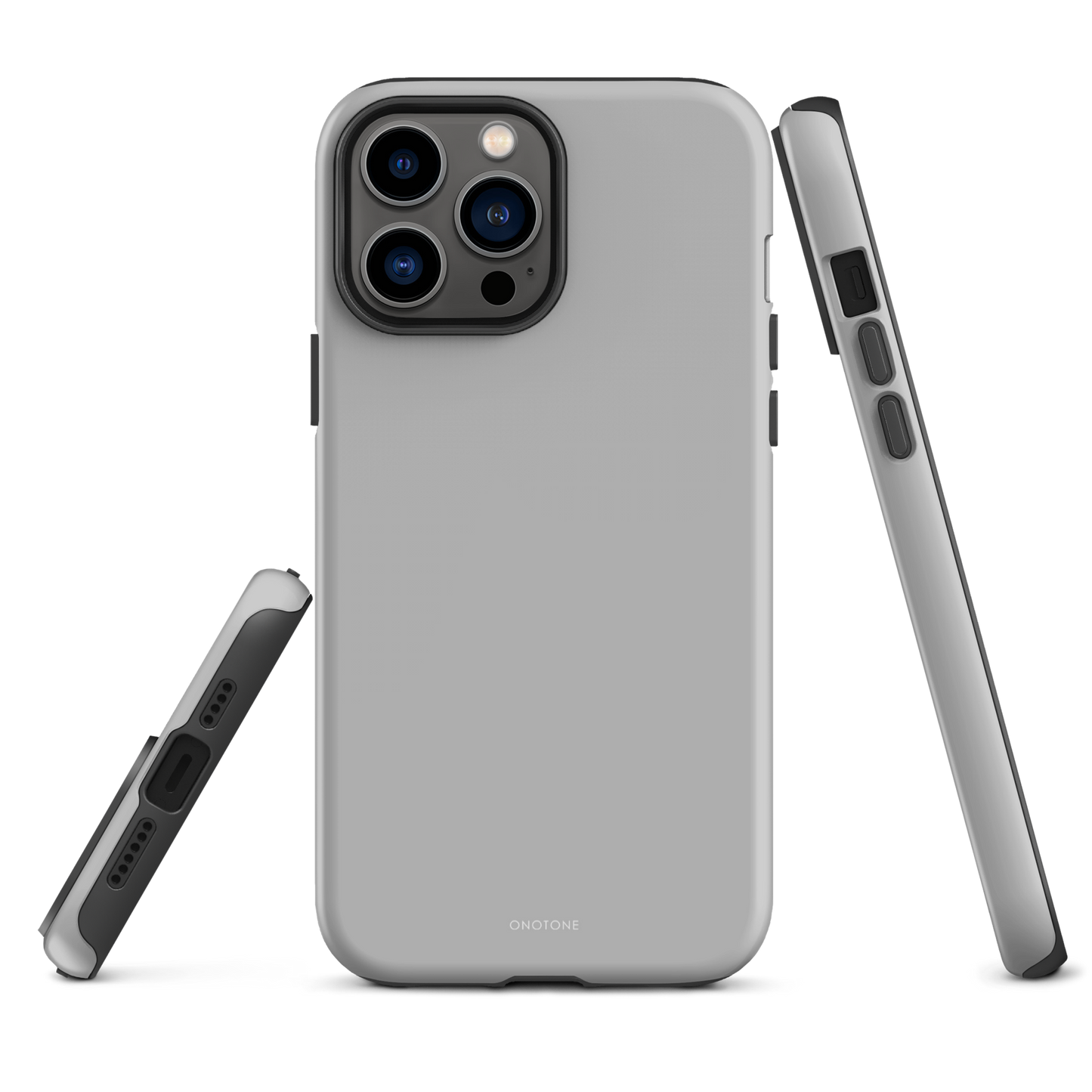 GRAY MINIMALIST IPHONE® CASE - PANTONE® COOL GRAY 4