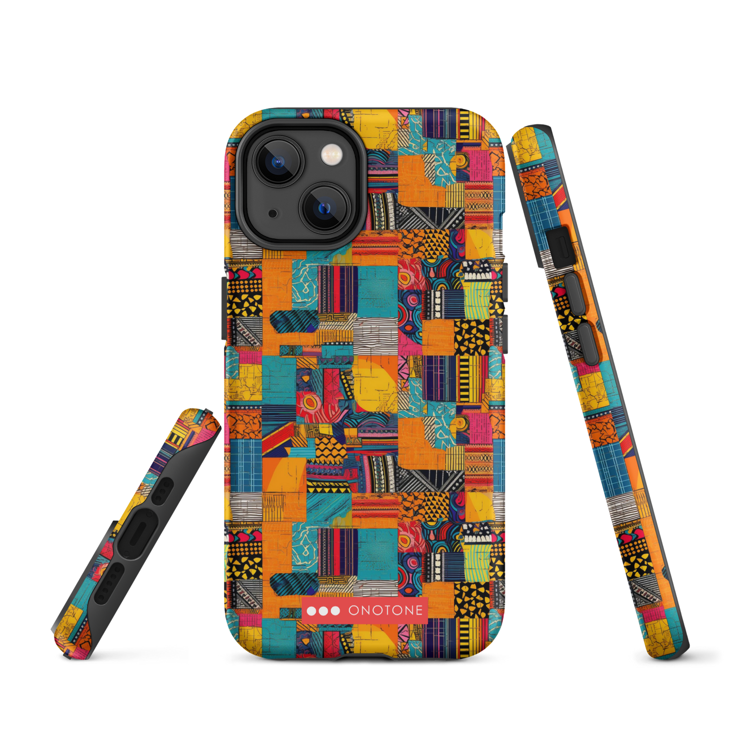 African fabric pattern iPhone® Case multi color