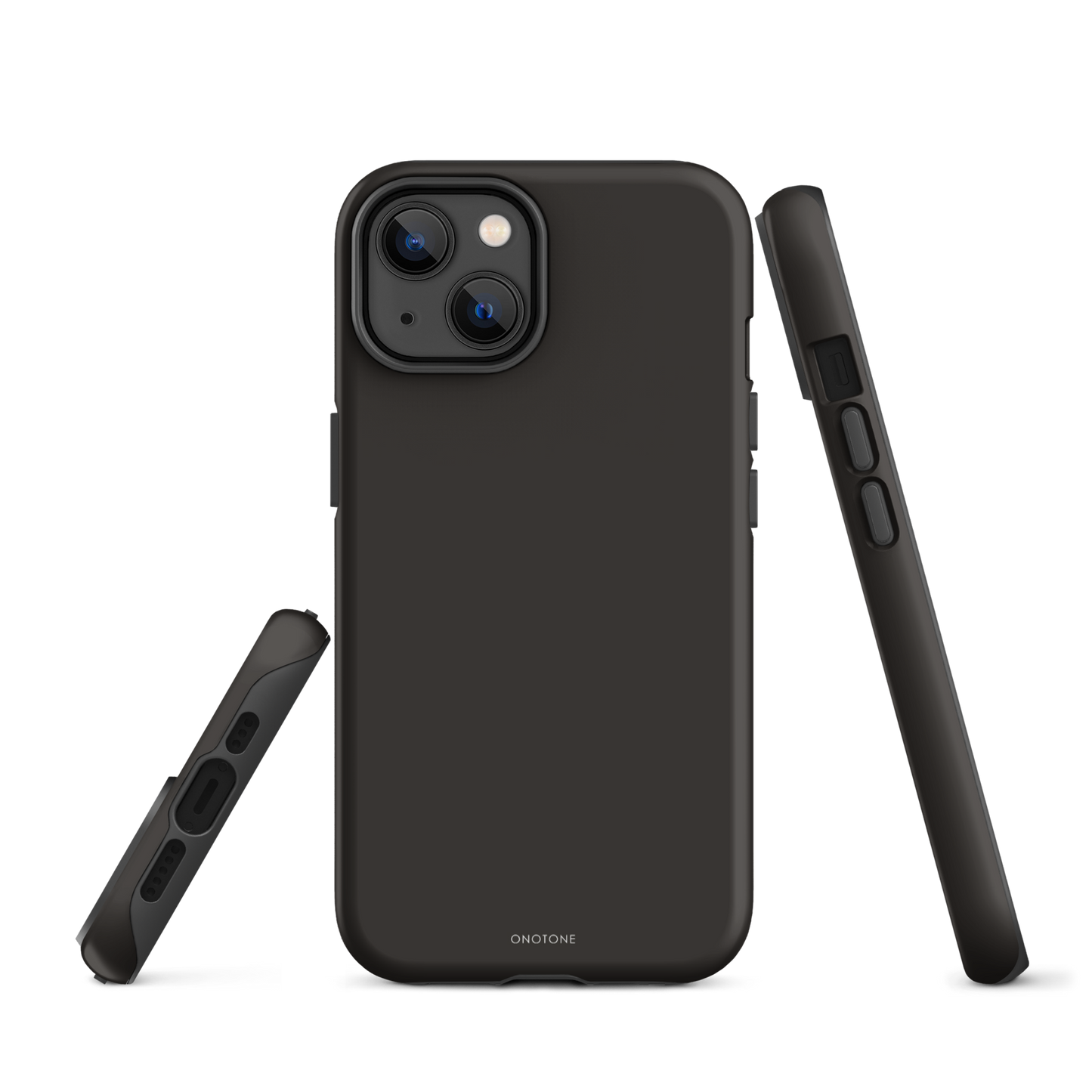 BLACK MINIMALIST IPHONE® CASE - PANTONE® BLACK