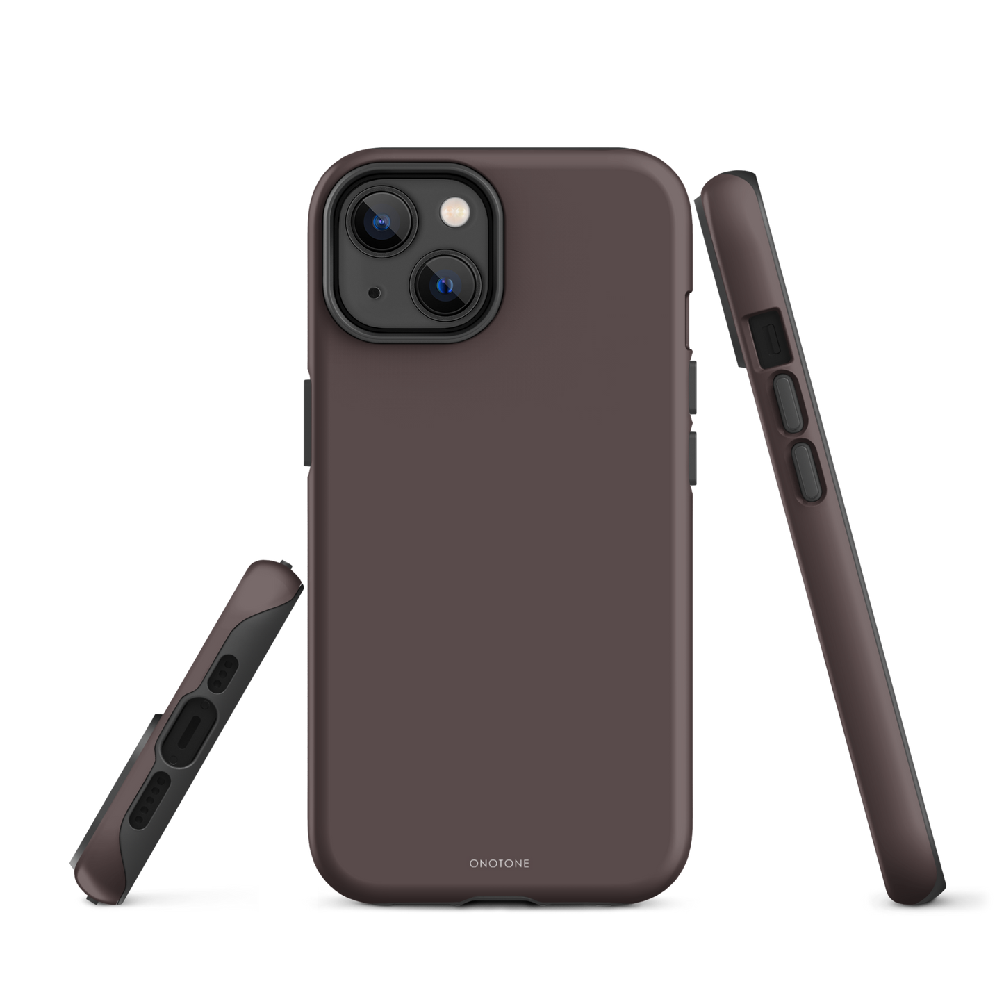 GRAY MINIMALIST IPHONE® CASE - PANTONE® 438