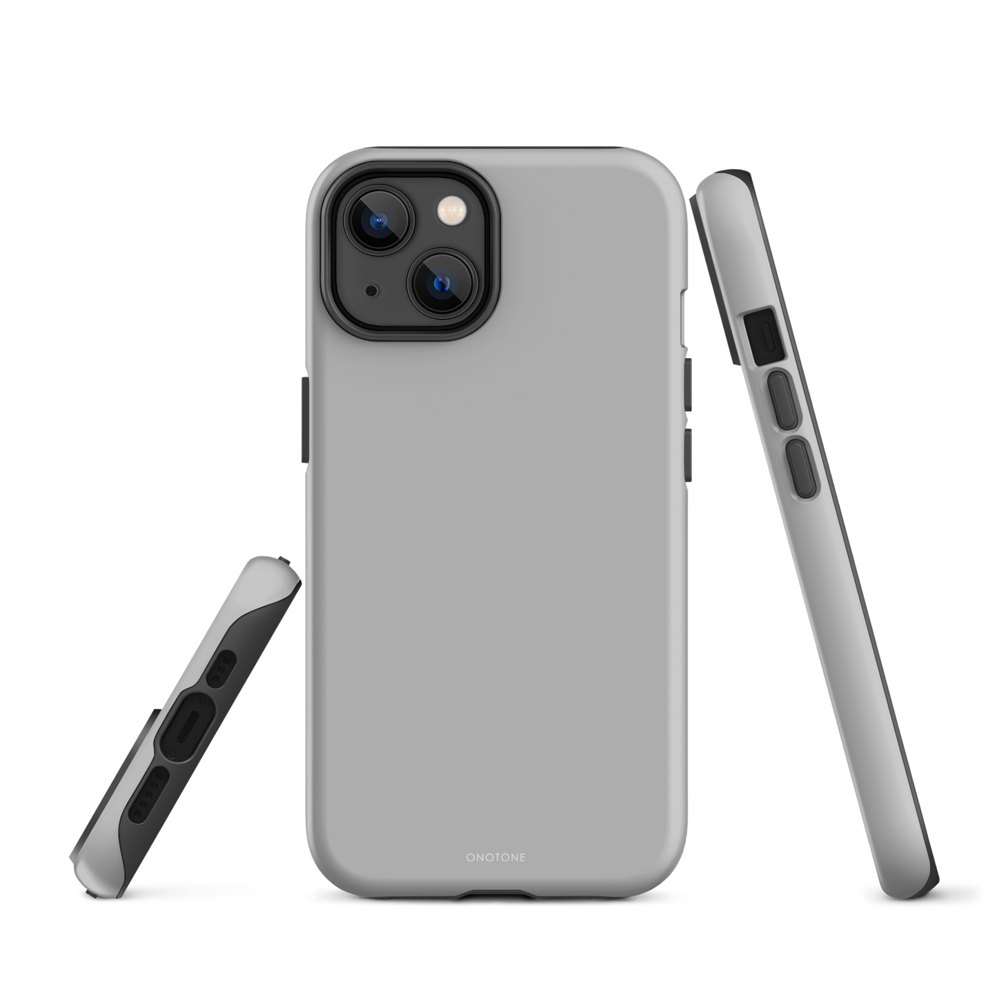 GRAY MINIMALIST IPHONE® CASE - PANTONE® COOL GRAY 4