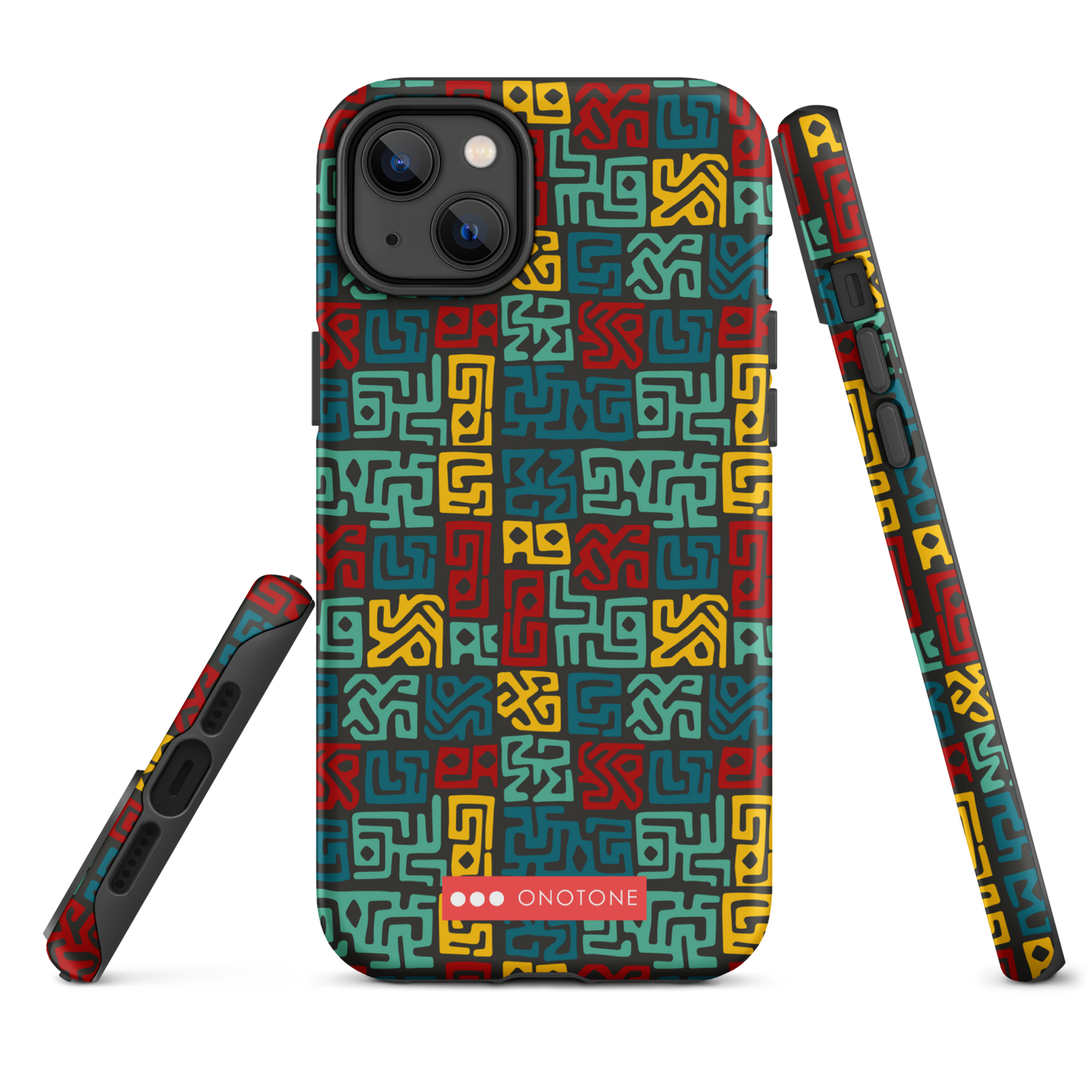 African fabric pattern iPhone® Case multi color