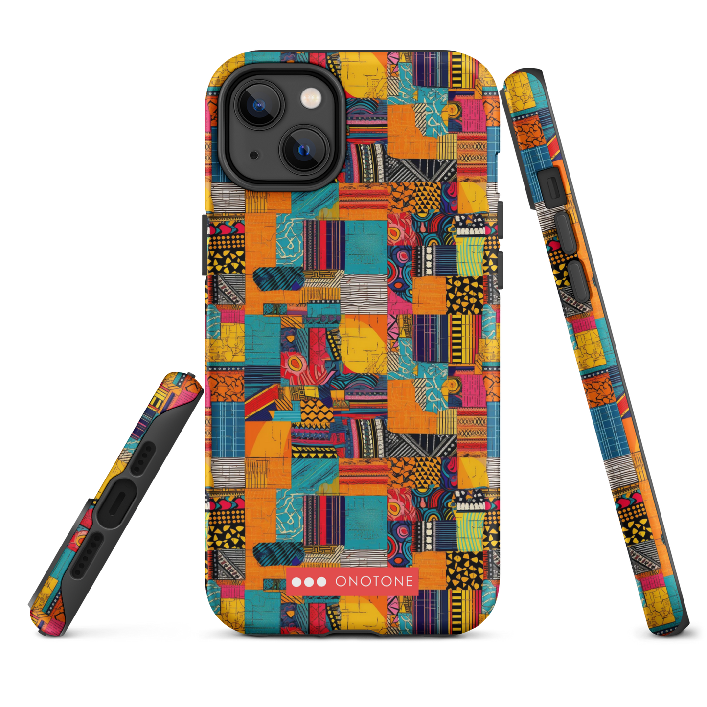 African fabric pattern iPhone® Case multi color