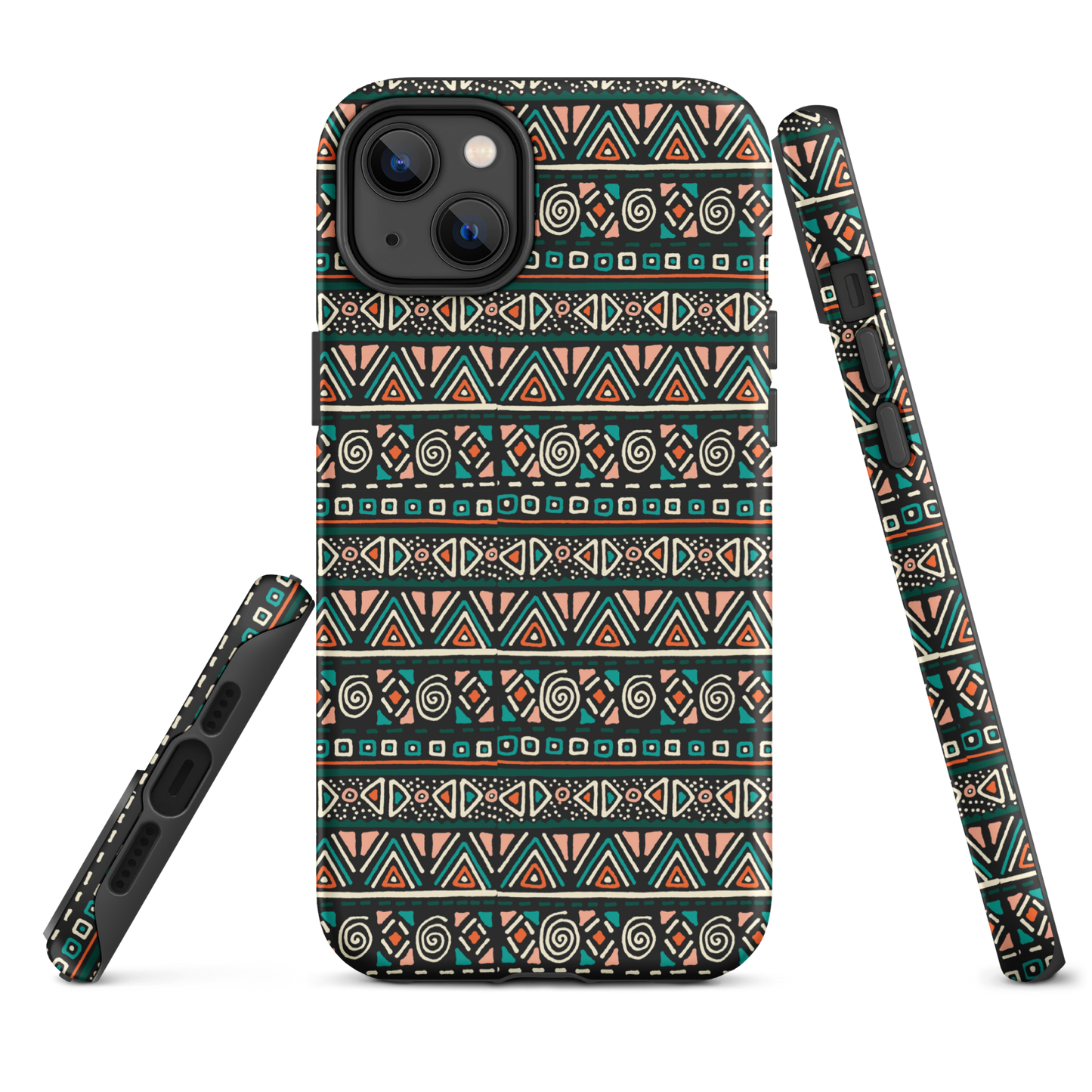 African fabric pattern iPhone® Case multi color