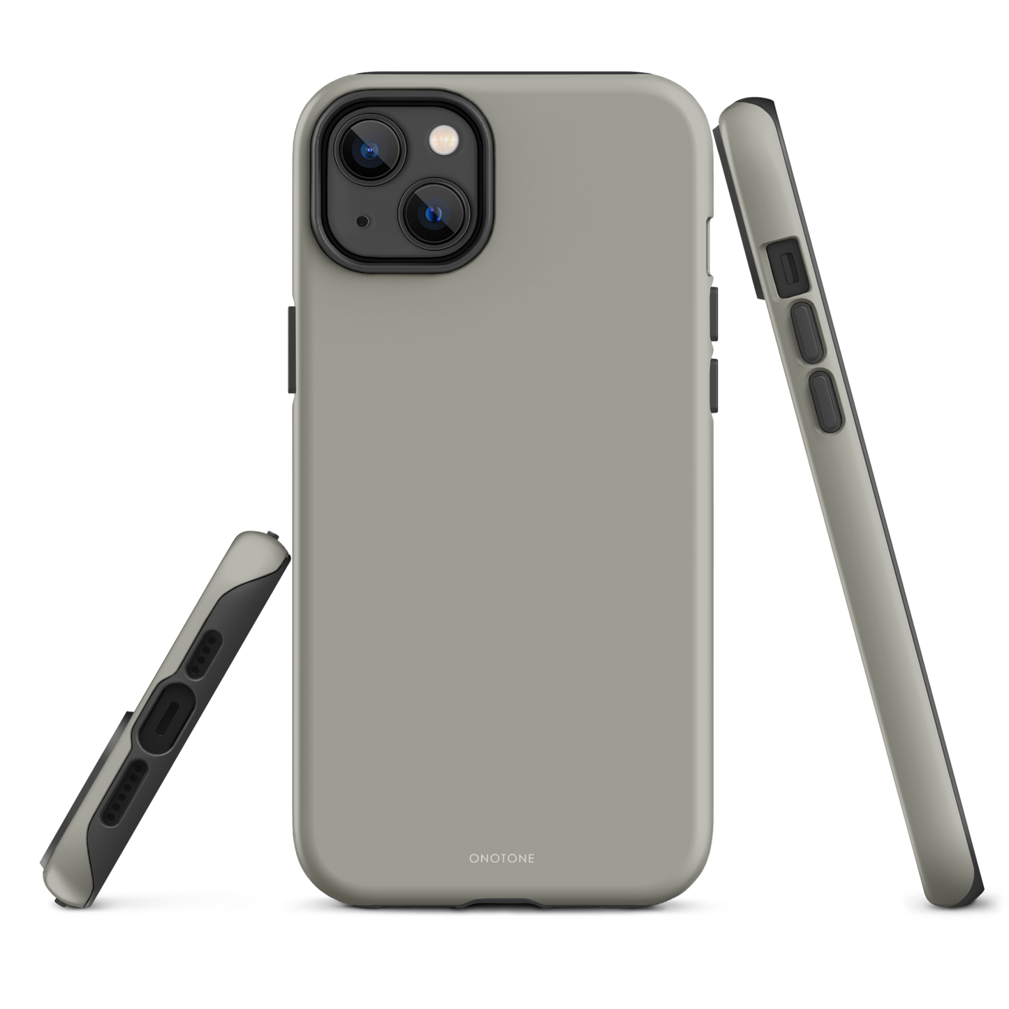 GRAY MINIMALIST IPHONE® CASE - PANTONE® 414