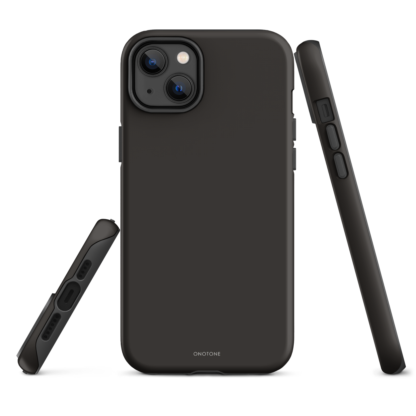 BLACK MINIMALIST IPHONE® CASE - PANTONE® BLACK