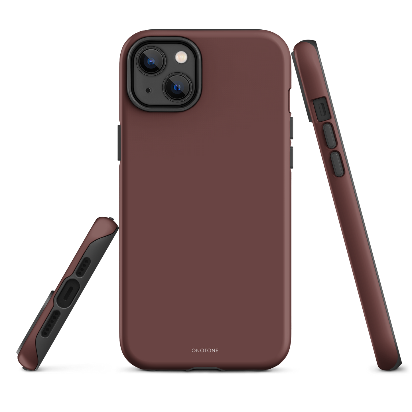 DARK BROWN MINIMALIST IPHONE® CASE - PANTONE® HOT CHOCOLATE