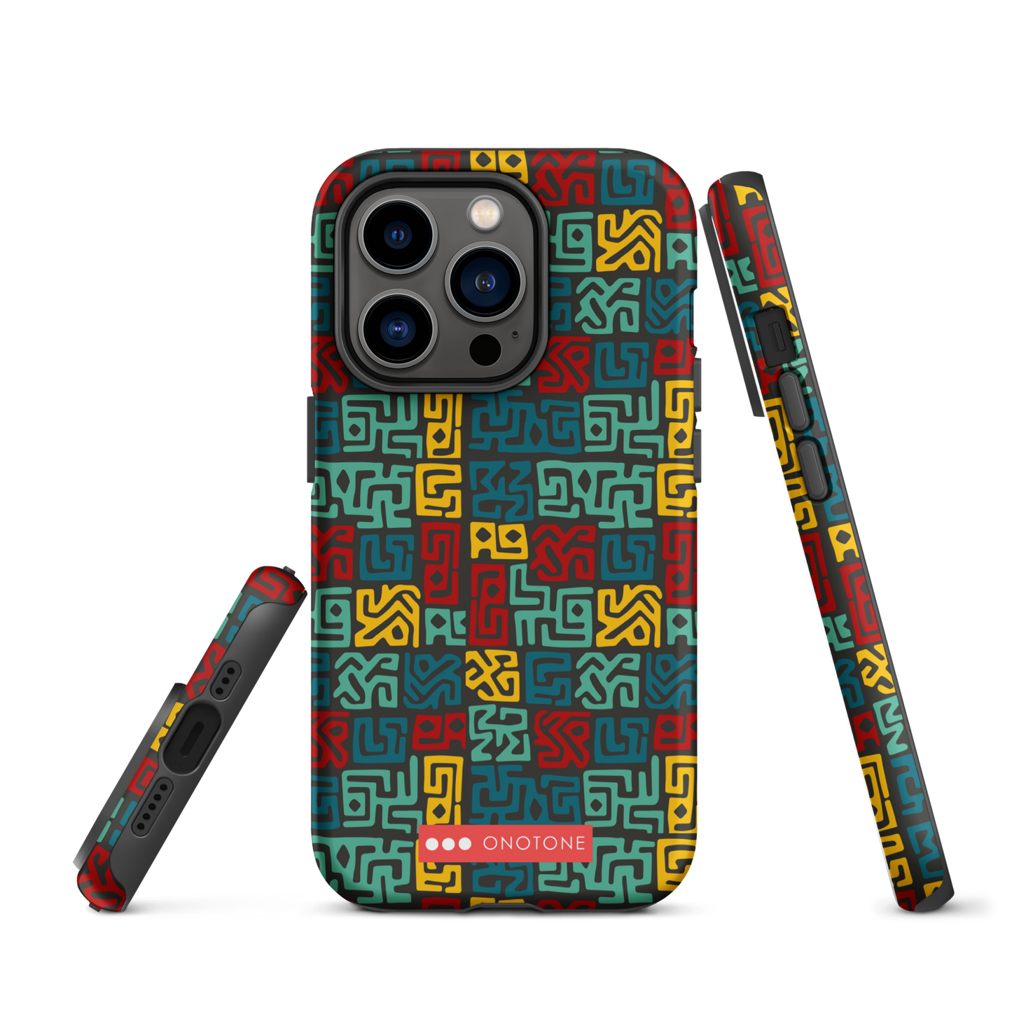 African fabric pattern iPhone® Case multi color