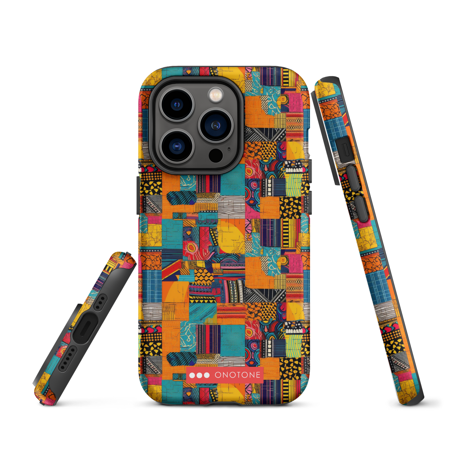 African fabric pattern iPhone® Case multi color