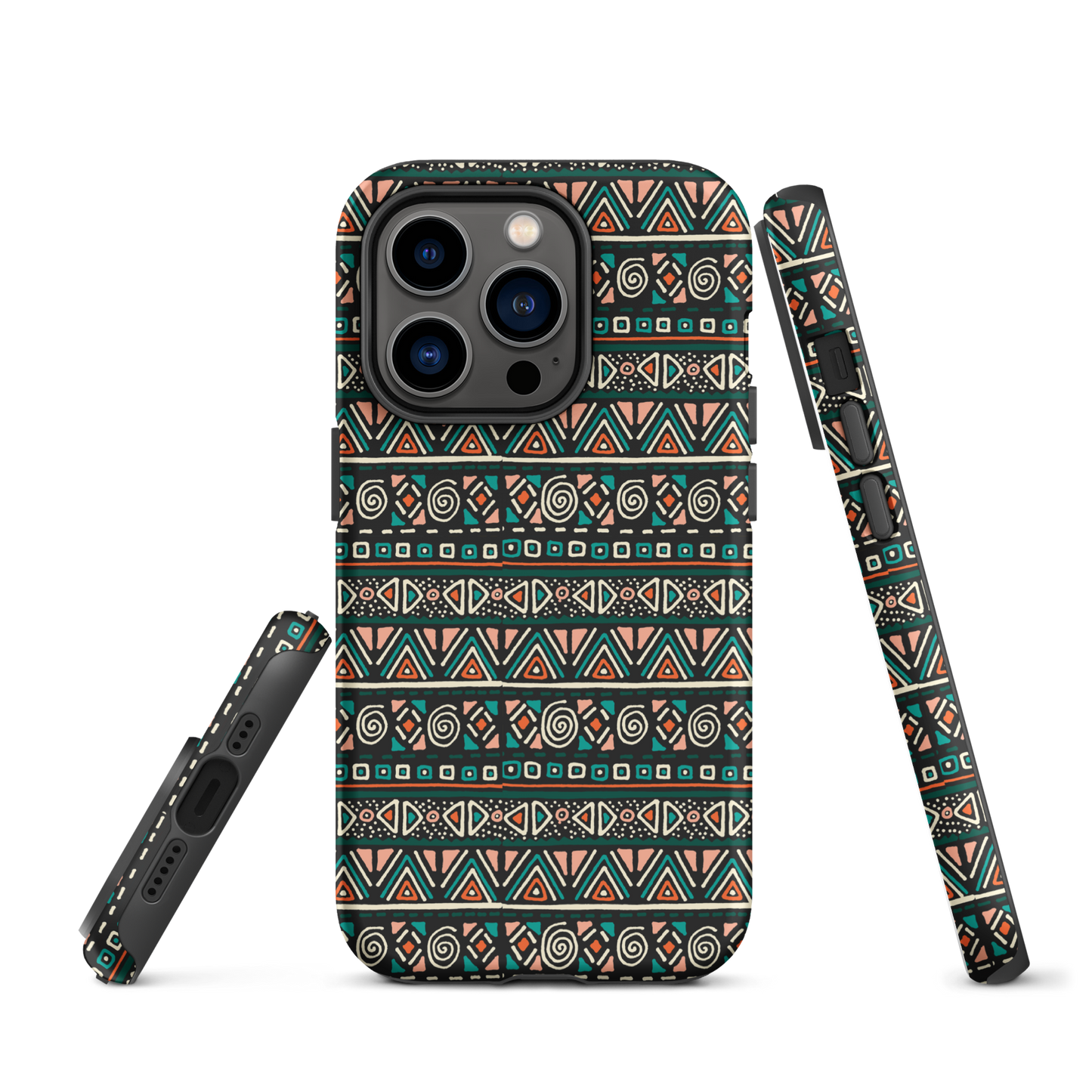 African fabric pattern iPhone® Case multi color