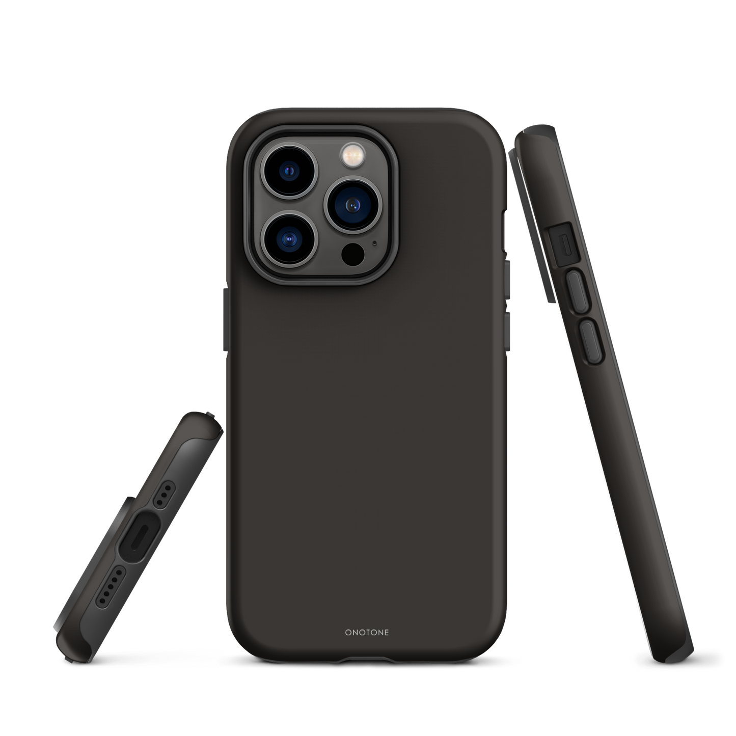 BLACK MINIMALIST IPHONE® CASE - PANTONE® BLACK