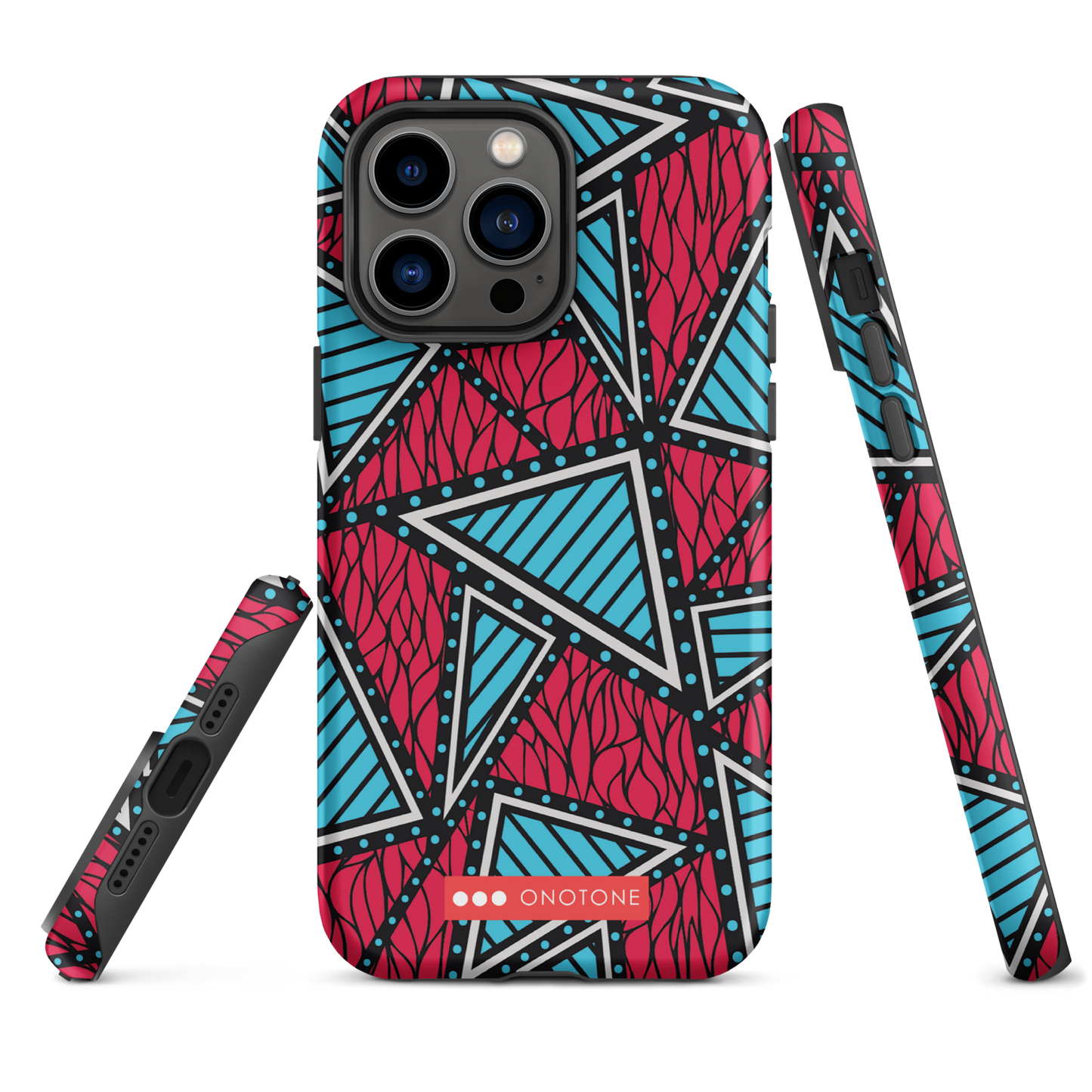 African fabric pattern iPhone® Case multi color