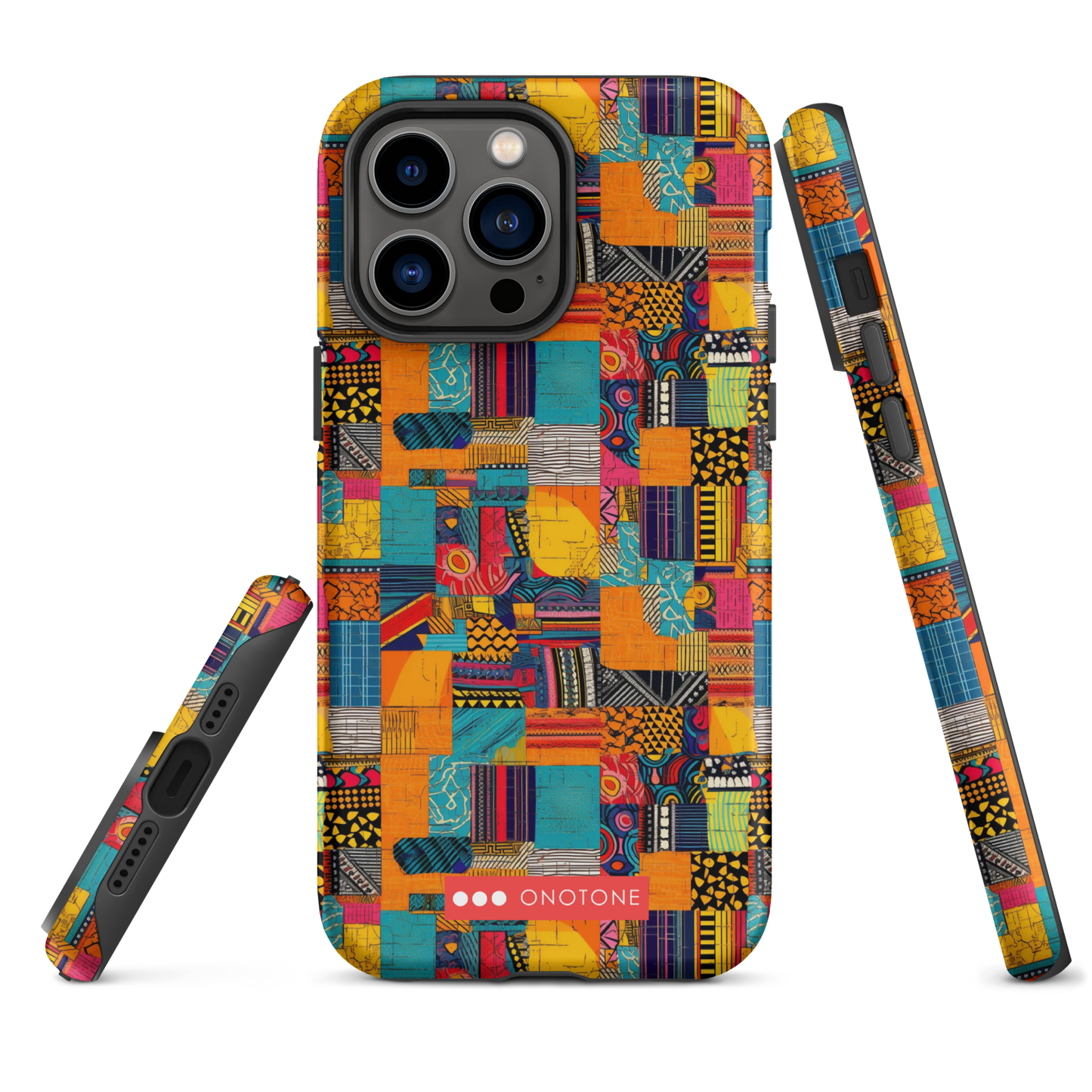 African fabric pattern iPhone® Case multi color