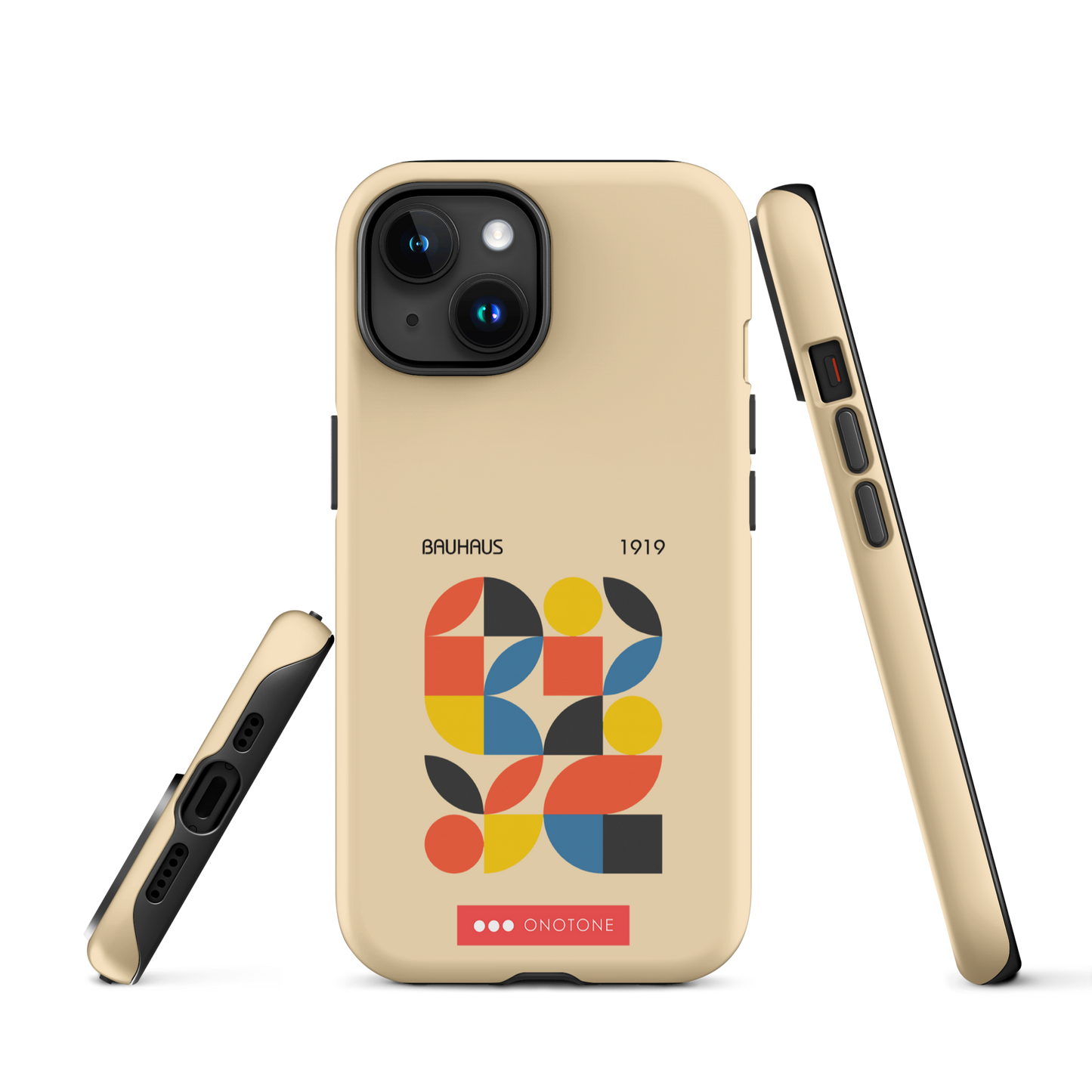 Dual Layer Bauhaus modern iPhone® Case