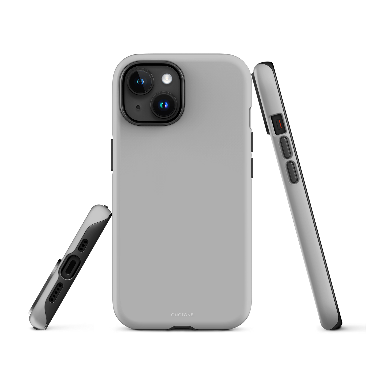 GRAY MINIMALIST IPHONE® CASE - PANTONE® COOL GRAY 4