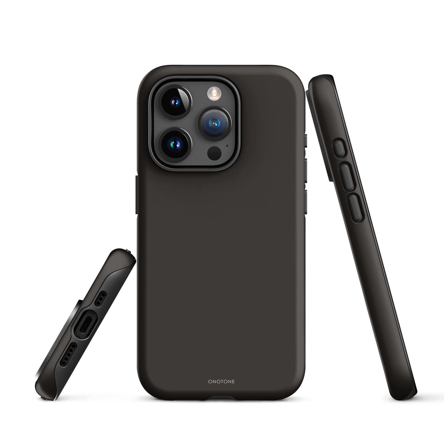 BLACK MINIMALIST IPHONE® CASE - PANTONE® BLACK