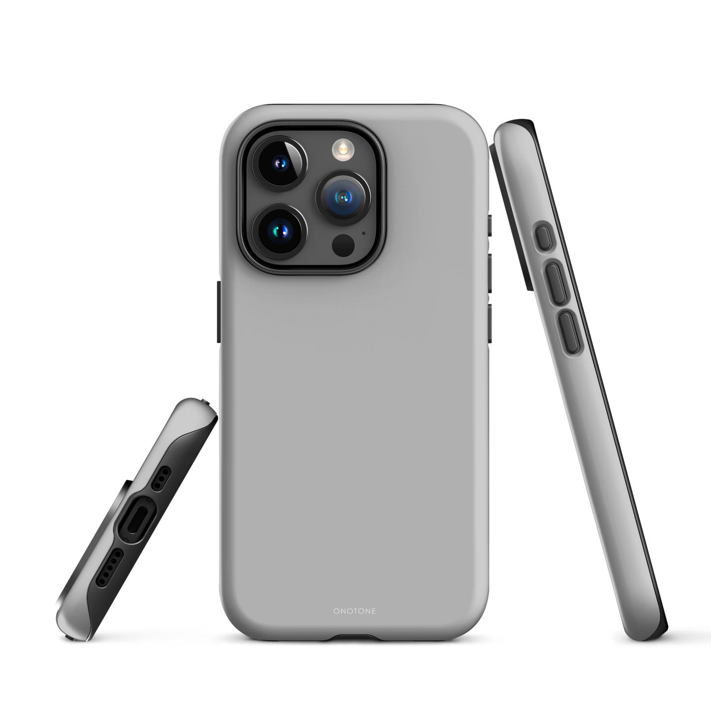 GRAY MINIMALIST IPHONE® CASE - PANTONE® COOL GRAY 4