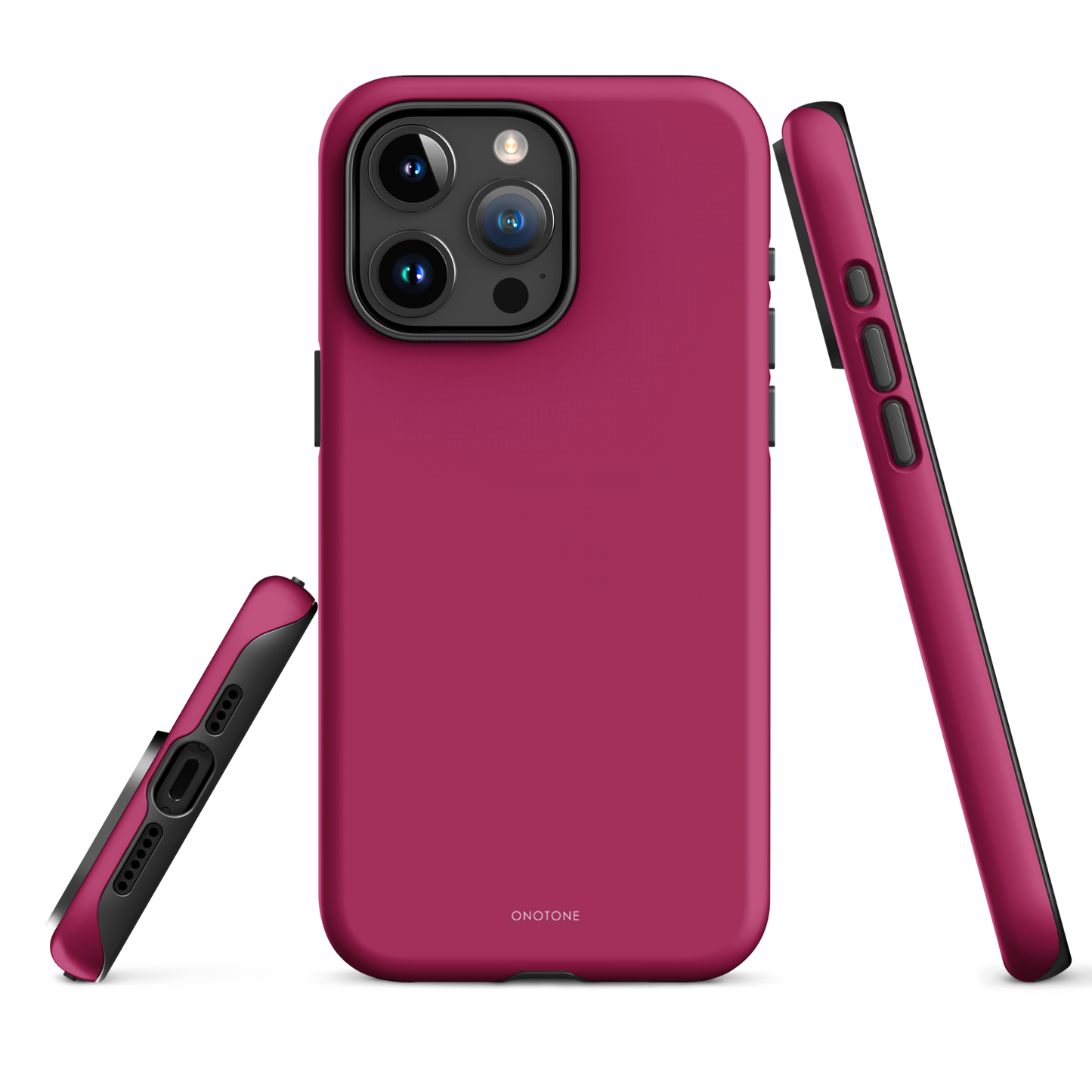 Solid Color pink iPhone® Case - Pantone® 220