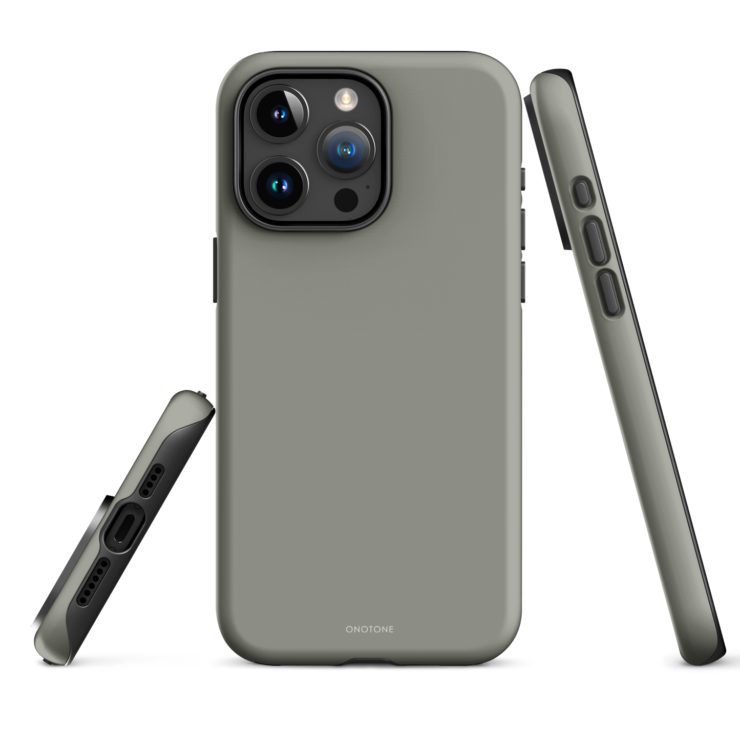 GRAY MINIMALIST IPHONE® CASE - PANTONE® 415