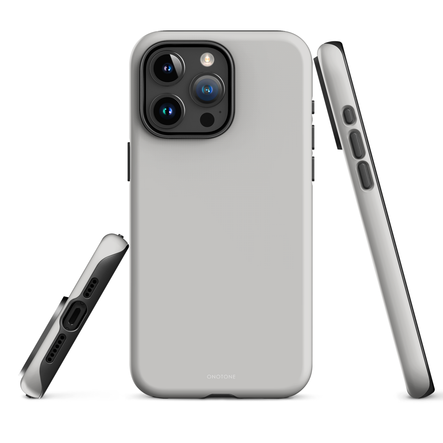 GRAY MINIMALIST IPHONE® CASE - PANTONE® COOL GRAY 2