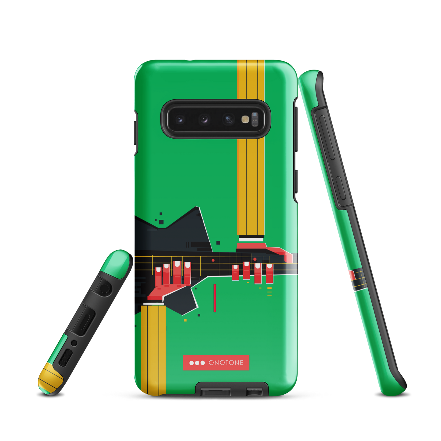 Double Layer Protection Green Modern Samsung Galaxy Case