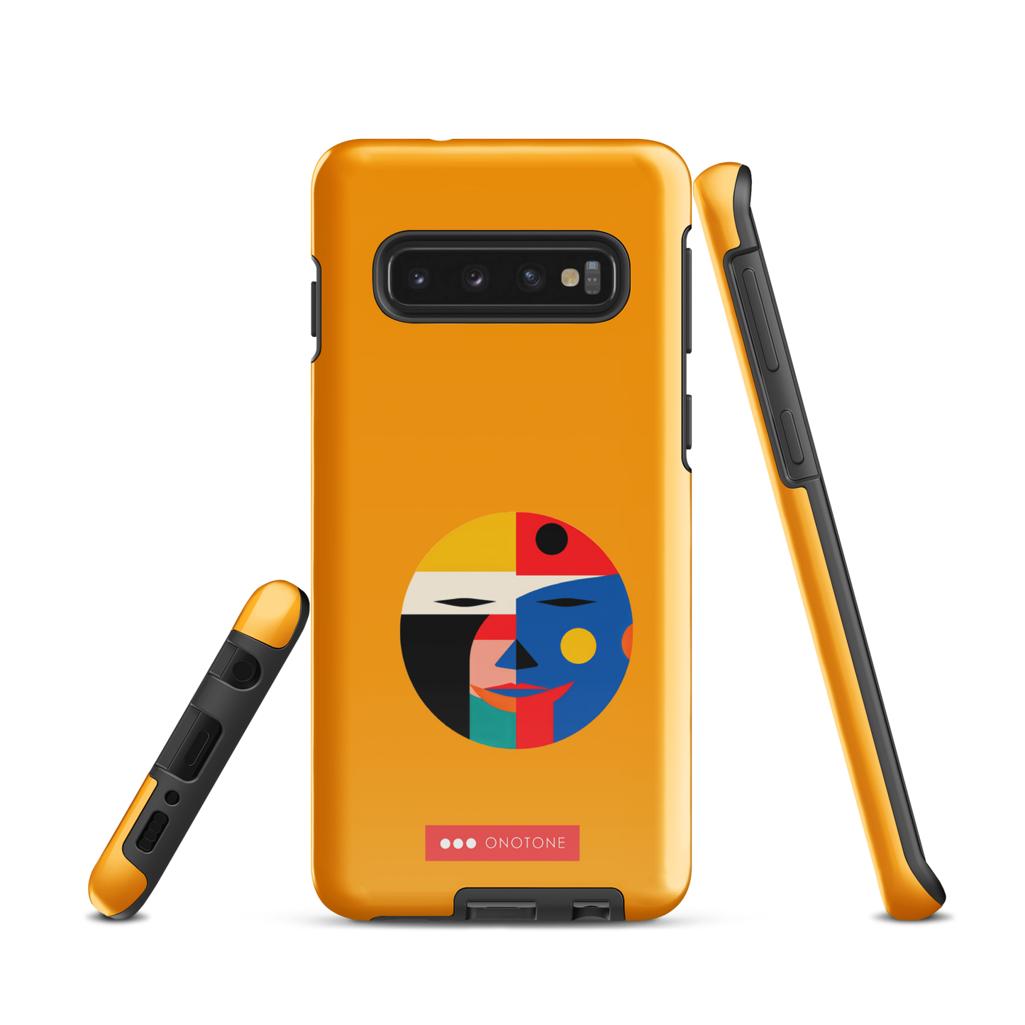 Double Layer Protection Modern Yellow Samsung Galaxy Case