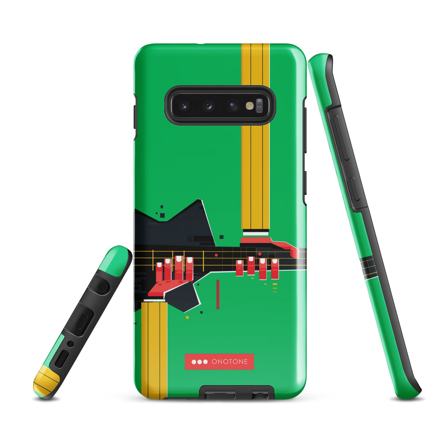 Double Layer Protection Green Modern Samsung Galaxy Case