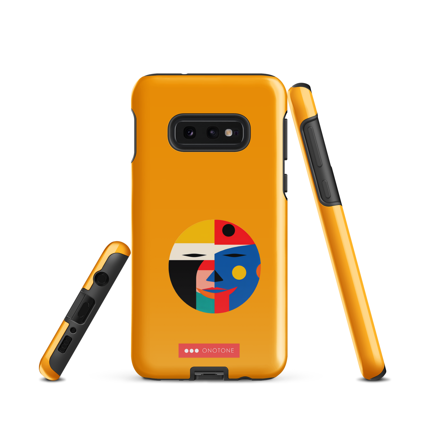 Double Layer Protection Modern Yellow Samsung Galaxy Case