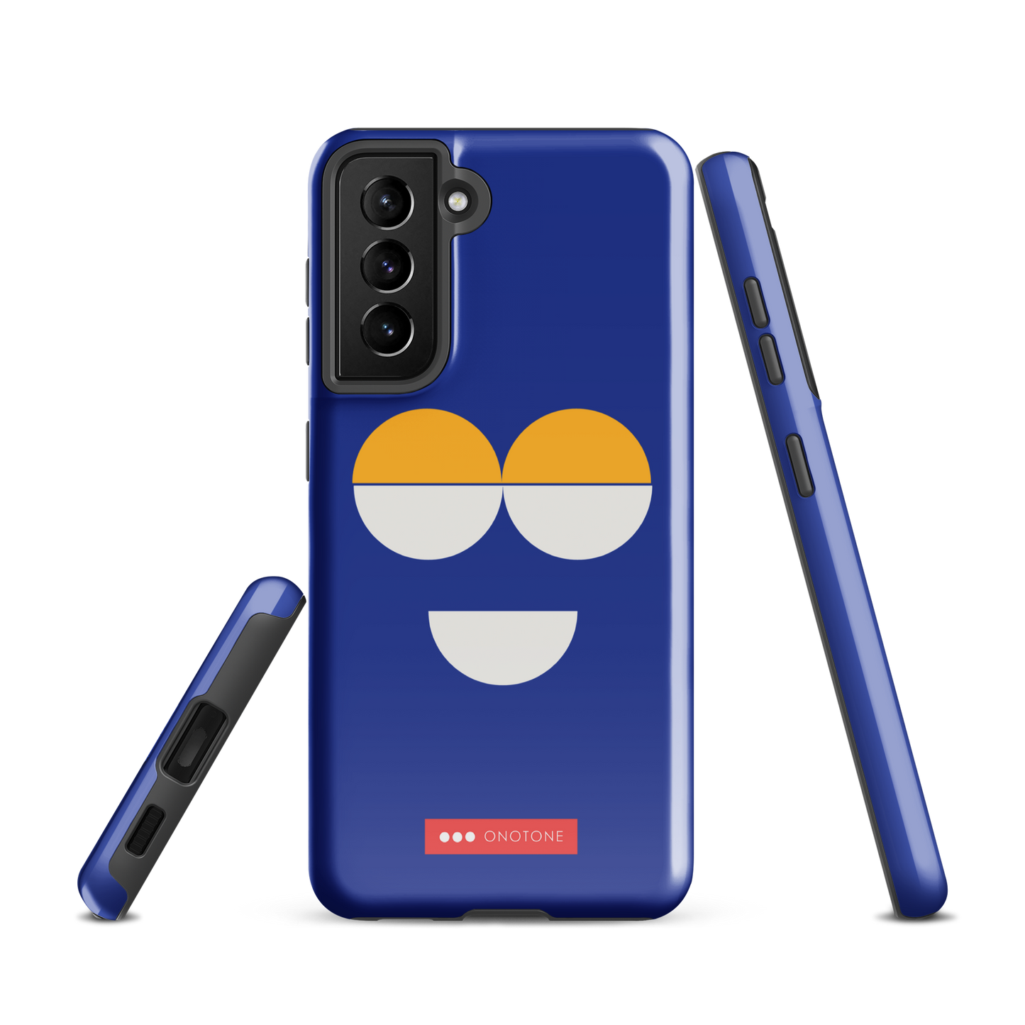 Double Layer Protection Blue Modern Samsung Galaxy Case