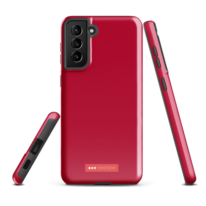 Solid Color Dark Red Samsung Galaxy Case - Pantone® 200