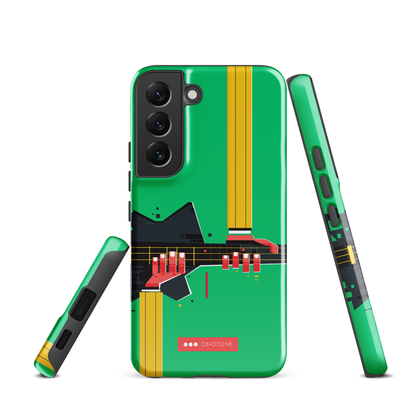 Double Layer Protection Green Modern Samsung Galaxy Case