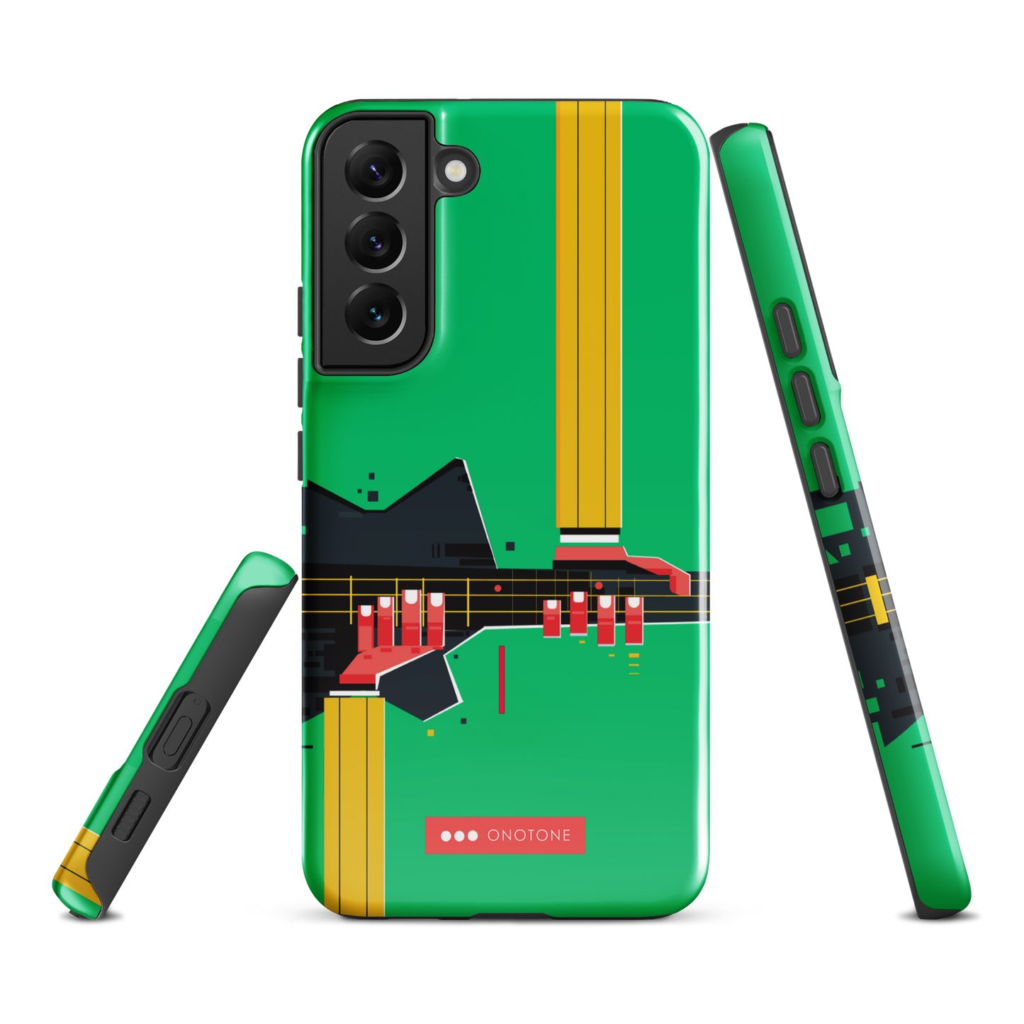 Double Layer Protection Green Modern Samsung Galaxy Case