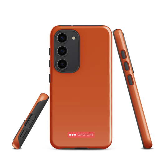 Solid Color Firebrick Orange Samsung Galaxy Case - Pantone® 159