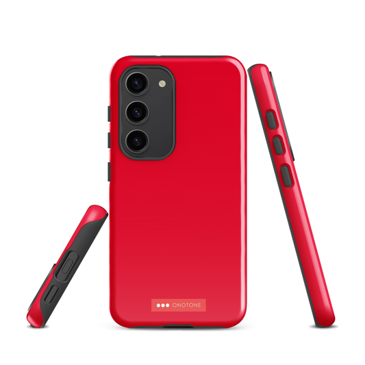 Solid Color Ferrari Red Samsung Case - Pantone® 185