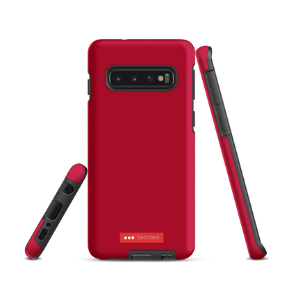 Solid Color Dark Red Samsung Galaxy Case - Pantone® 200