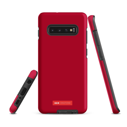 Solid Color Dark Red Samsung Galaxy Case - Pantone® 200