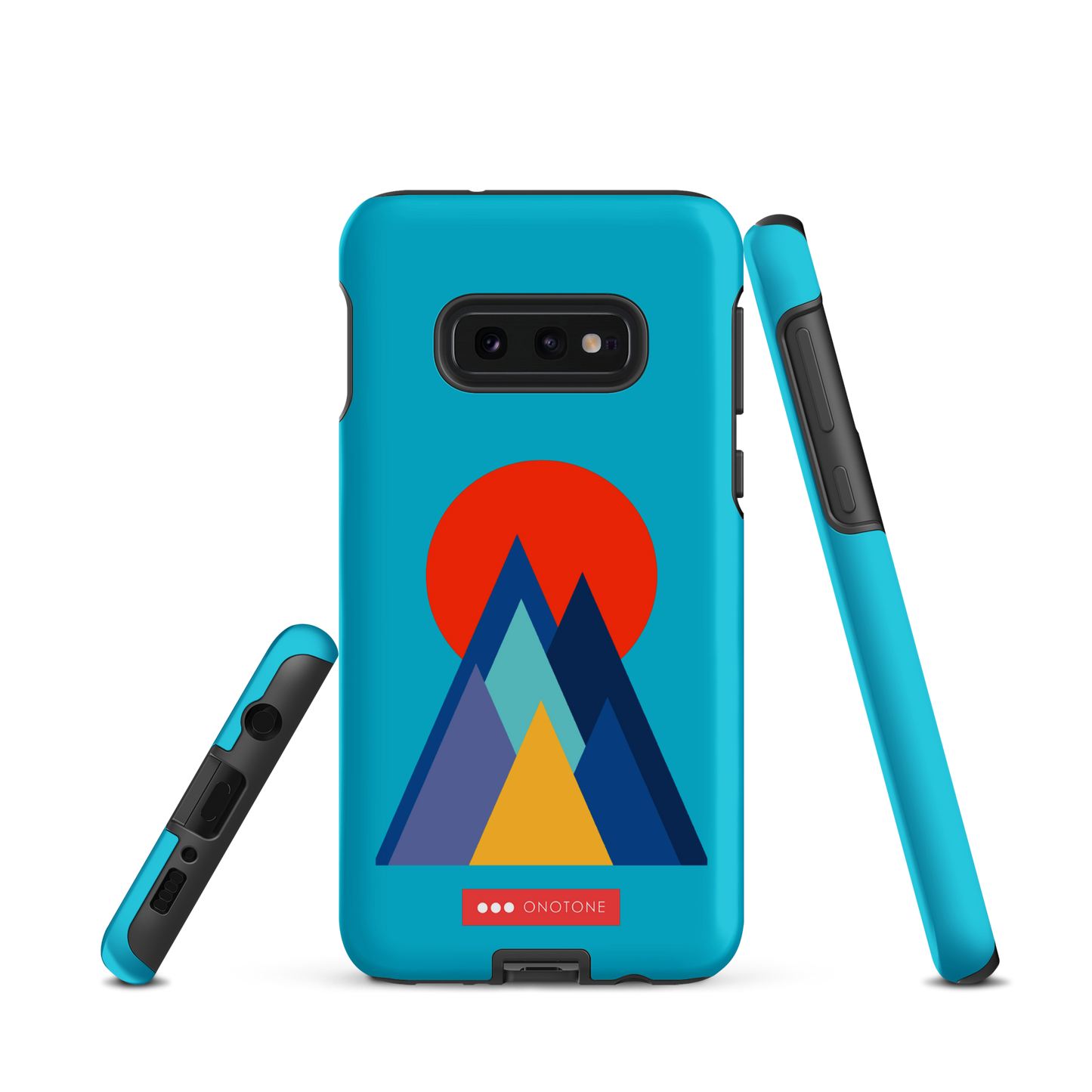 Double Layer Protection Blue Modern Samsung Galaxy Case