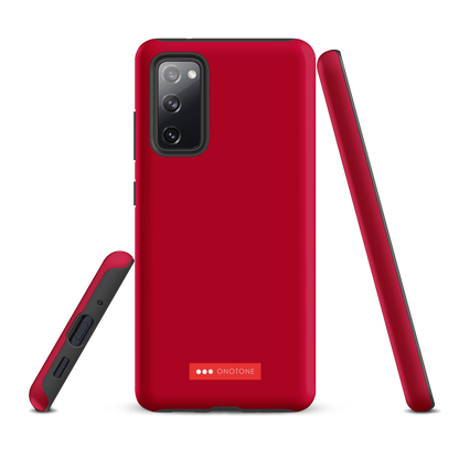 Solid Color Dark Red Samsung Galaxy Case - Pantone® 200