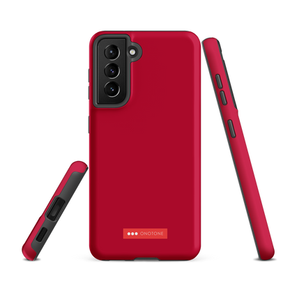 Solid Color Dark Red Samsung Galaxy Case - Pantone® 200