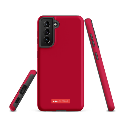 Solid Color Dark Red Samsung Galaxy Case - Pantone® 200