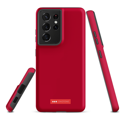 Solid Color Dark Red Samsung Galaxy Case - Pantone® 200